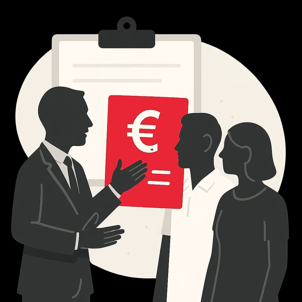 Illustration der Preisverhandlung